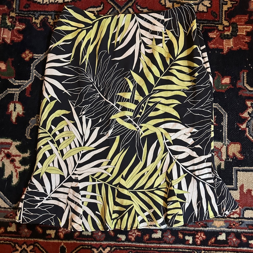 Talbots Silk Skirt